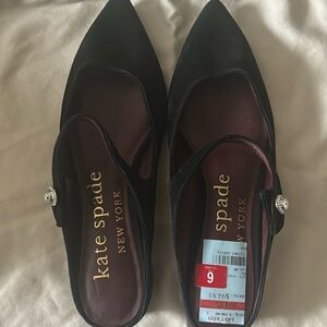 Kate Spade Ballerina Slide Suede Shoes Size 6 NEW